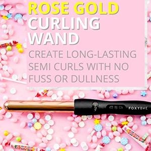 Foxy Bae curling wand 25MM, Rose Gold, Brand new, In-Box.